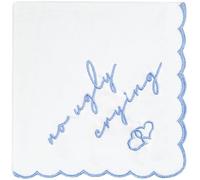 Bride Squad Wedding Handkerchief - Bride Gift For Bride Something Blue, No Ugly Crying, One size