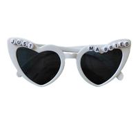 Bride Sunglasses Just Married Eyeglasses Vintage Sunglasses Bachelorette Party Sunglasses Hen Party Accessory for Travel