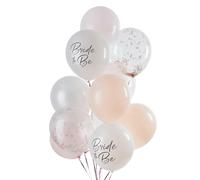 Bride to be 12" Latex Balloon Bundle - Pack of 12