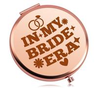 Bride to Be Gifts Wedding Gifts for Bride Compact Makeup Mirror Bridal Shower Gift Bachelorette Gift for Brides Future Mrs Engagement Present for Her Women Fiancee Folding Makeup Mirror