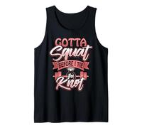 Bride to Be Shirt Gym Gotta Squat Before I Tie The Knot Diet Tank Top