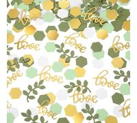 Bride To Be Wedding Confetti Engagement Diamond Ring Anniversary Valentines Table Scatters Decoration for Love Biodegradable Birthday Table Confetti Decor Party Decorations Supplies Green