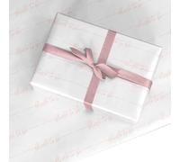 Bride To Be Wrapping Paper - Gift Wrap with Modern Script Bride Design - For Women - For Wedding, Engagement, Anniversary - by Dyefor - Small Roll (50cm x 2.2m)