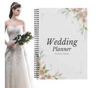 Bride Wedding Planner Book,Hardcover Wedding Planner Journal - Engagement Checklist and Organizer Hardcover for Newly Engaged Couples