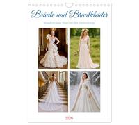 Brides and wedding dresses UK-Version (Wall Calendar 2026 DIN A4 Portrait), CALVENDO 12 Month Wall Calendar