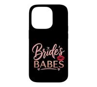 Bride's Babes Wedding Bridal Party Bridesmaid Gift Case for iPhone 14 Pro