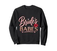 Bride's Babes Wedding Bridal Party Bridesmaid Gift Sweatshirt