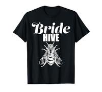 Brides Hive Bridesmaids, Honey Bumble Bee Bridal Party Gift T-Shirt