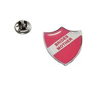 Brides Mother Retro Hen Night Enamel School Badge (XSB27)
