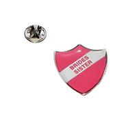 Brides Sister Retro Hen Night Enamel School Badge (XSB030)