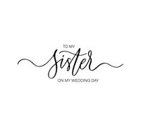 Bridesmaid Ask Wedding Invitation Bridesmaid Party Gift Ideas Wedding Wall Stickers 28x80cm Multiple Size Options Black