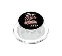 Bridesmaid Here For The Bride Funny Wedding Gift PopSockets PopGrip for MagSafe