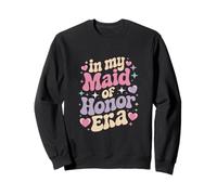 Bridesmaid Wedding Party In My Maid of Honor Soft Aesthetic Sweatshirt