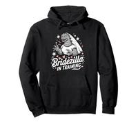 Bridezilla in Training Funny Bride to Be Wedding Humor Pullover Hoodie