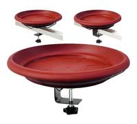 Bridge Bird Feeder - Bird Bath with PP Steel Guide, Versatile Bird Bath Bowl 26.5cm | Pool Pond Fountains Basin for Backyard, Apartment, King