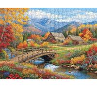 Bridge Cabin Puzzle - 1500 Piece Jigsaw Puzzles for Adults - The Back Features Printed Letter Guides - The Pieces fit Together Snugly - Wooden Puzzles for Adults - Gifts Man 34.3 X 22.4 Inch s7h-900