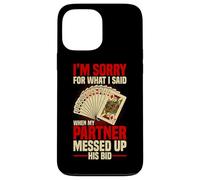 Bridge Card Game Player Case for iPhone 13 Pro Max