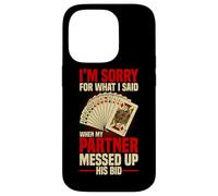 Bridge Card Game Player Case for iPhone 14 Pro