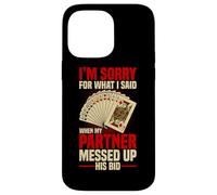 Bridge Card Game Player Case for iPhone 14 Pro Max