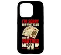 Bridge Card Game Player Case for iPhone 15 Pro