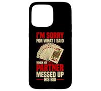 Bridge Card Game Player Case for iPhone 15 Pro Max