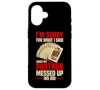 Bridge Card Game Player Case for iPhone 16