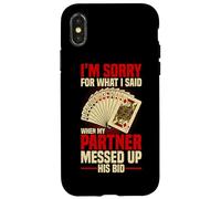 Bridge Card Game Player Case for iPhone X/XS