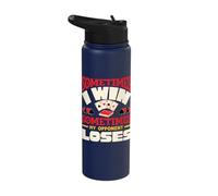 Bridge Card Game Player Sometimes I Win My Opponent Loses Stainless Steel Insulated Water Bottle