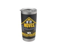 Bridge Engineer If It Moves We Miscalculated Stainless Steel Insulated Tumbler