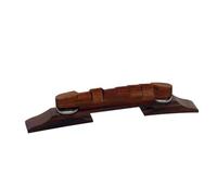 Bridge for guitar, rosewood, height adjustable, compensated saddles, thin bottom