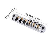 Bridge for LP, Easy To Install And Use Durable Alloy Construction Guitar Bridge, for Electric Guitar Guitar Repair Master (Silver)