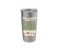 Bridge Game Bridge Player Duplicate Bridge Gift Stainless Steel Insulated Tumbler