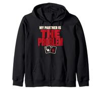 Bridge Game Bridge Player Duplicate Bridge Gift Zip Hoodie