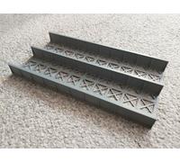 Bridge Girders for Model Railway Twin Track Bridge 00 Gauge Sides & Deck Grey