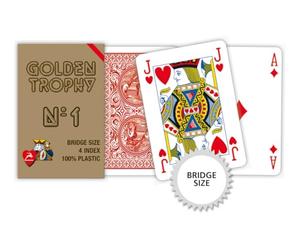 Bridge Golden Trophy Red Modiano 300492