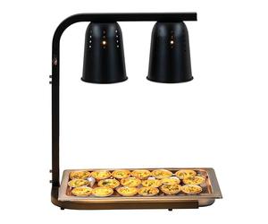 Bridge Heater with 2 Infrared Lamps, Black CPC2LN Casselin