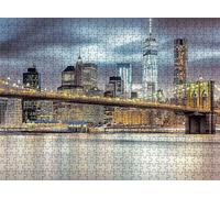 Bridge Landscape Puzzle - 5000 Piece Jigsaw Puzzles for Adults - The Back Features Printed Letter Guides - and The Pieces fit Together Snugly - Wooden Puzzles for Adults 61.6 X 41.5 Inch s7h-304