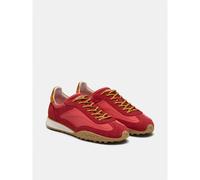 Bridge MKII Suede/Textile Trainers Red