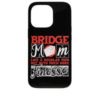 Bridge Mom Like A Mom Much More Finesse Bridge Player Case for iPhone 13 Pro