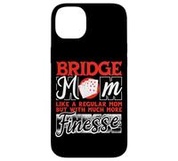 Bridge Mom Like A Mom Much More Finesse Bridge Player Case for iPhone 14 Plus