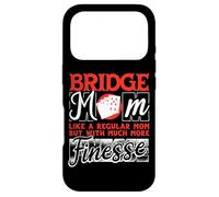 Bridge Mom Like A Mom Much More Finesse Bridge Player Case for iPhone 17 Pro