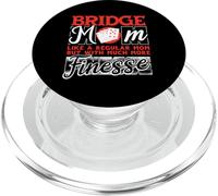 Bridge Mom Like A Mom Much More Finesse Bridge Player PopSockets PopGrip for MagSafe