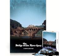 Bridge On The River Kwai Jigsaw Puzzles for Teenagers 1000 Smart Challenge Relaxing Pastime Fine Lock Thoughtful Xmas (50x75cm)