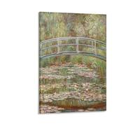 Bridge over The Lily Pond by Claude Monet Posters Canvas Art Poster And Wall Art Picture Print Modern Family Decor Posters 12x18inch(30x45cm)