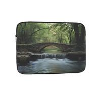 Bridge over the River 12 inch Print Laptop Case, Business/Office Commuter Laptop Case