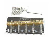 Bridge Parts Five 5 Strings Electric Bass Bridge With Brass Saddles For Jazz Bass