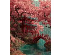 Bridge Peach Blossoms Classic Jigsaw Puzzle 6000 for Adults BLQSBGA1-394