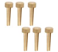 Bridge Pins, Golden Appearance Copper Material Music Instrument Accessories Guitar String Nails for Music Lovers for Beginner