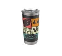 Bridge Player Bridge Card Game Player Bridge Player Stainless Steel Insulated Tumbler