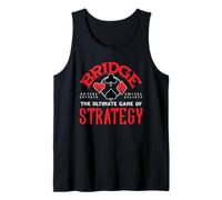 Bridge Player Card Game The Ultimate Game of Strategy Tank Top
